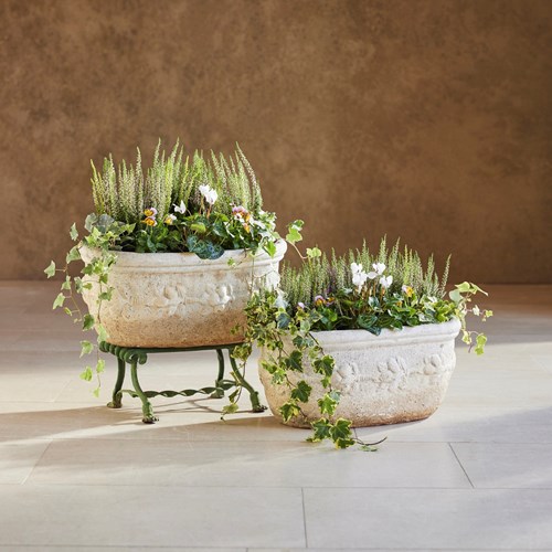 Pair Of Oval Planters