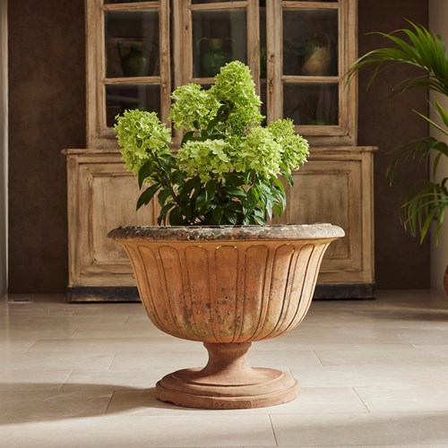 Large Italian Pedestal Planter