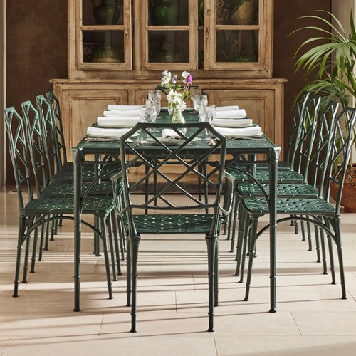 Faux Bamboo Dining Set