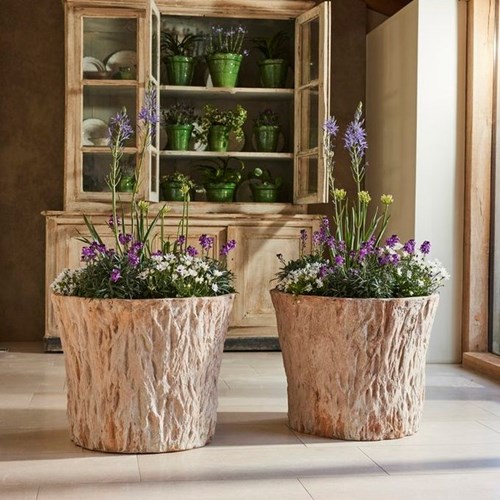 Terracotta Bark Planters