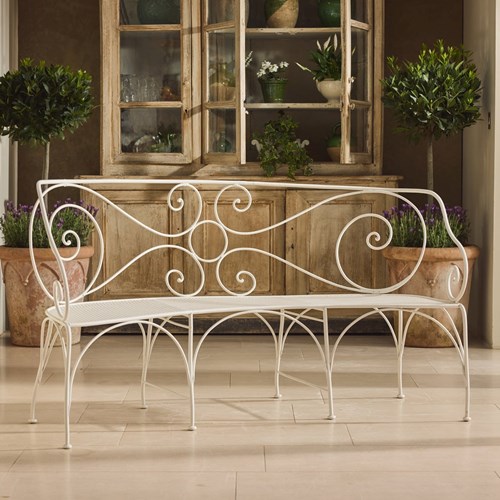 19Th Century Curved Bench