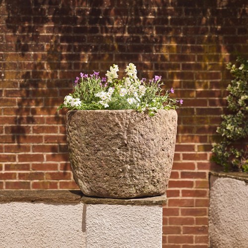 Round Stone Trough