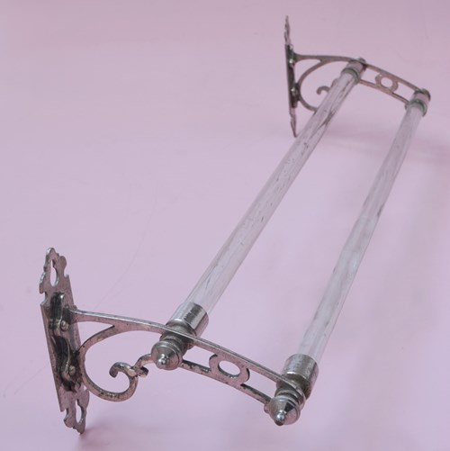 French Glass 1920'S Towel Bar