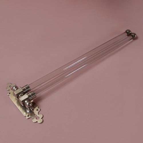 Glass Double Towel Bar