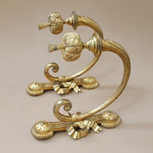 Napoleon III Gilt Curtain Tie Backs...