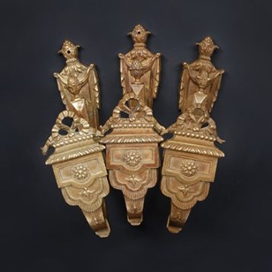 Antique French Curtain Tie Backs