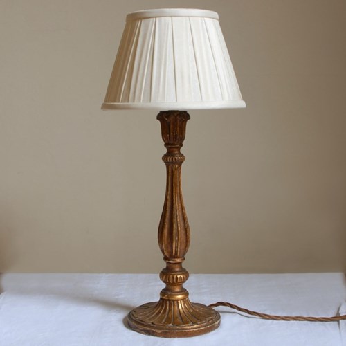 Italian Polychrome Table Lamp