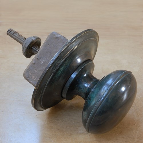 Monumental Italian Bronze Door Pull Handle