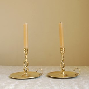 Pair Of Victorian Chambersticks