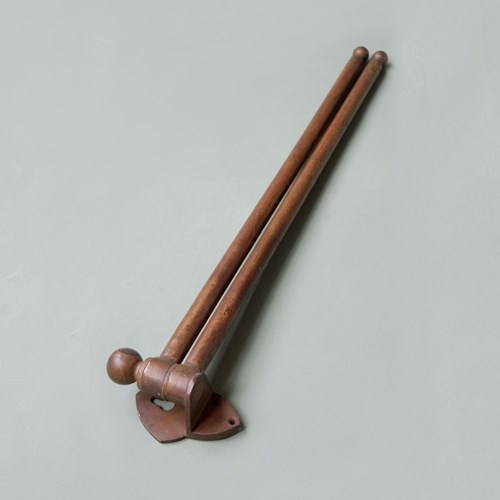 Brass Swivel Arm Towel Rail