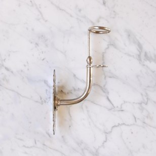 Vintage Nickel Toothbrush Holder
