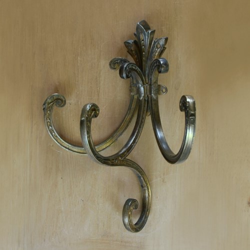 Extra Large Gilt Bronze French Hook