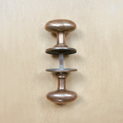 Oval Brass Door Knobs