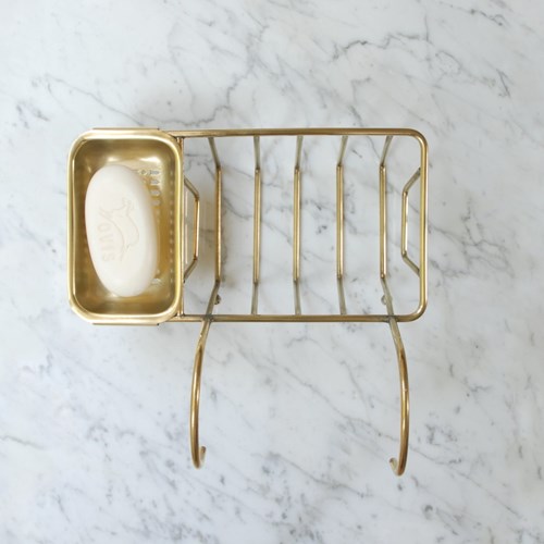 Brass Sponge & Soap Tray