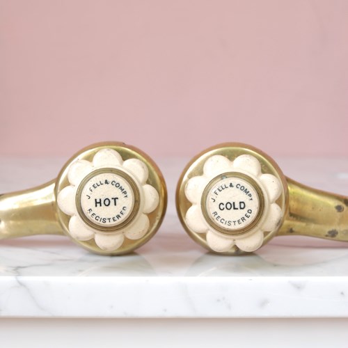 1920'S Floral Basin Taps