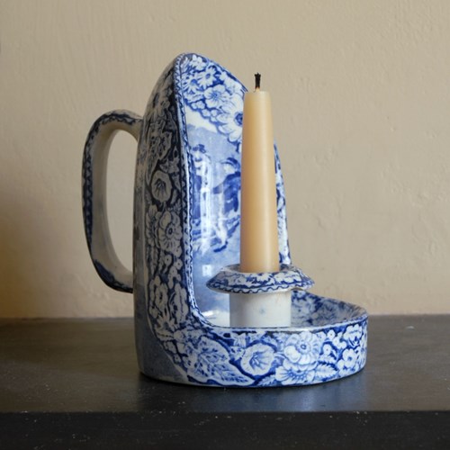 Pratts Blue & White Candle Stick
