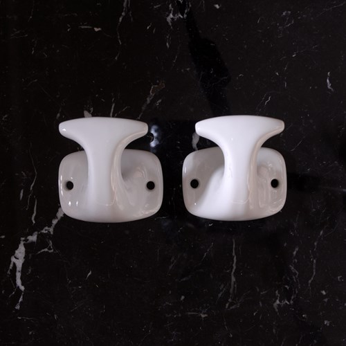 Art Deco Ceramic Hooks