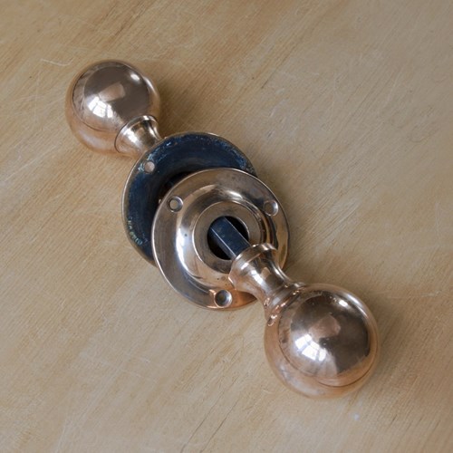 Vintage Brass Door Knobs