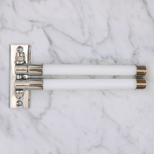 Opaline Glass Towel Bar