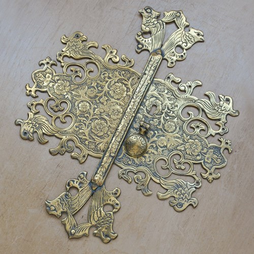 Antique Cabinet Door Plate