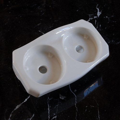 Ceramic Art Deco Cup Holder