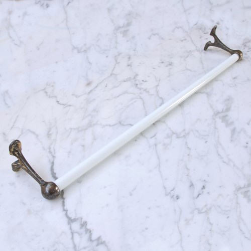 Opaline Glass Towel Rail