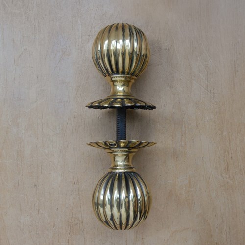 19Th Century Brass Door Knobs