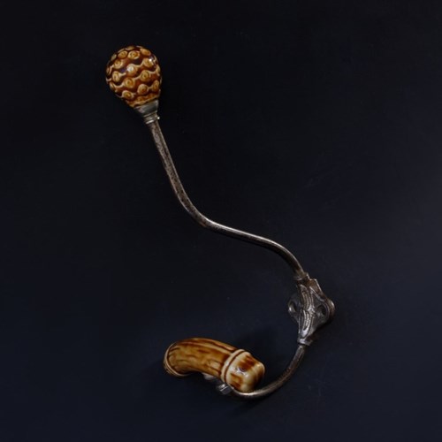 Faux Bamboo Ceramic Coat Hook