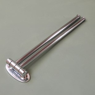 Art Deco Chrome Towel Rail