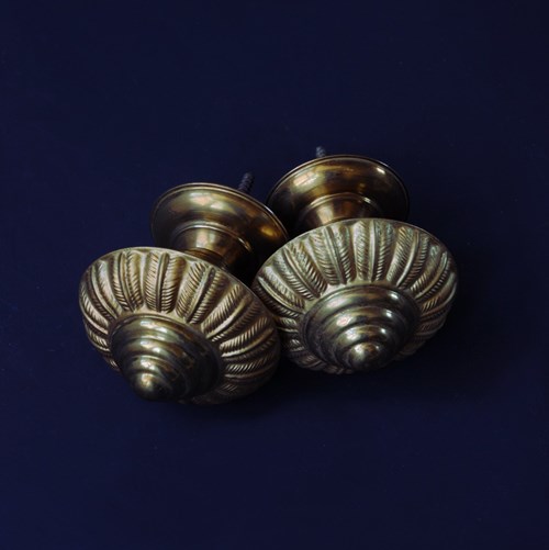 Brass Curtain Pole Finials