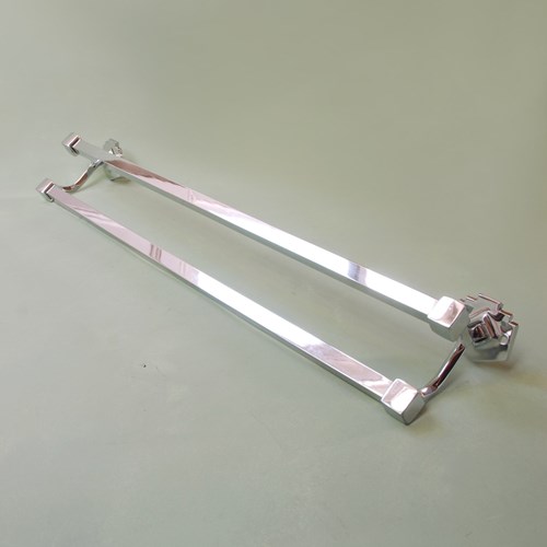 Art Deco Chrome Towel Bar