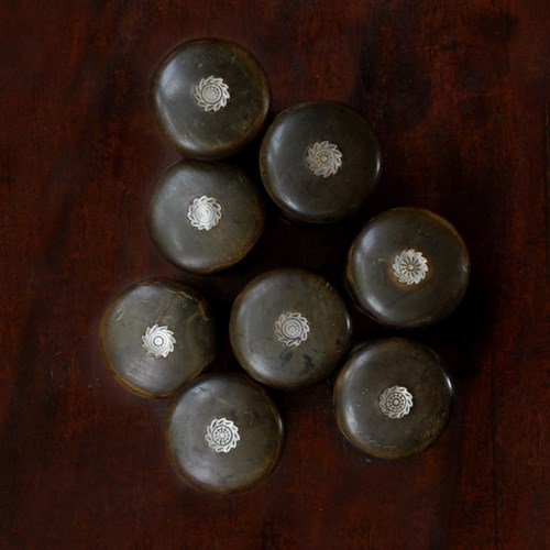 Set Of Cow Horn Drawer Pulls