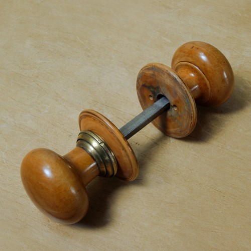 Victorian Wooden Door Knobs