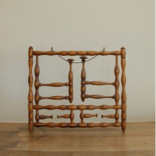 Bamboo Campaign Hook Rack