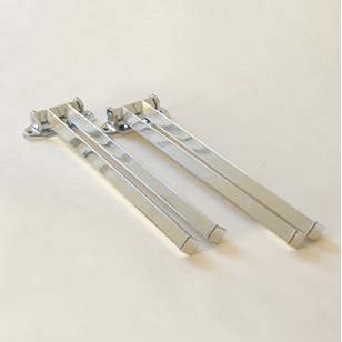 Matching Pair Of Art Deco Towel Rai...