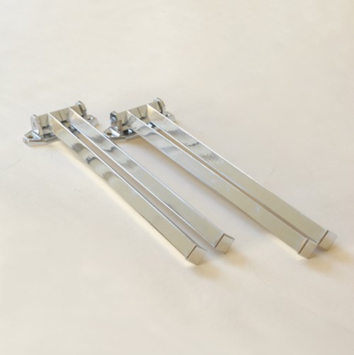 Matching Pair Of Art Deco Towel Rails