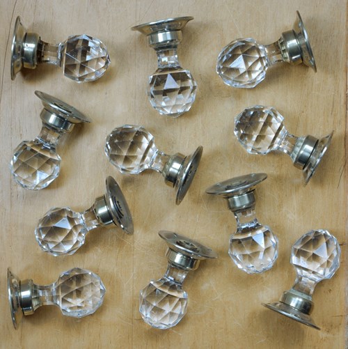 Cut Glass Door Knobs