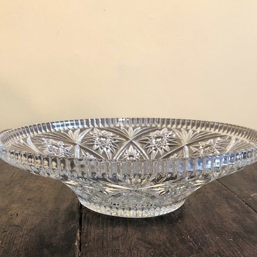 A French Cut Glass Bowl 